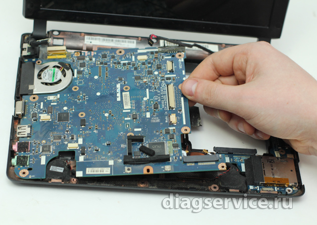 ремонт разъема питания ноутбука Acer  Aspire One KAV60